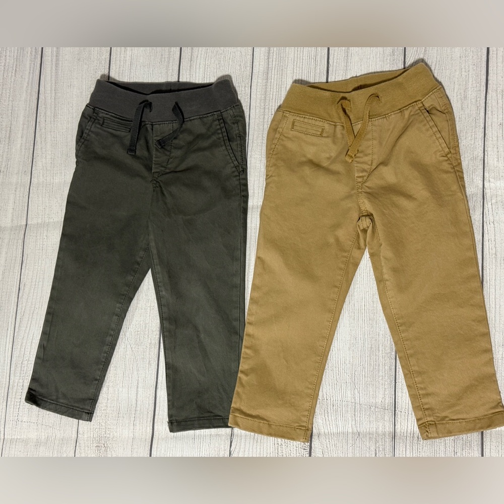 Baby GAP Pants Set - Gray and Tan. Size 2.